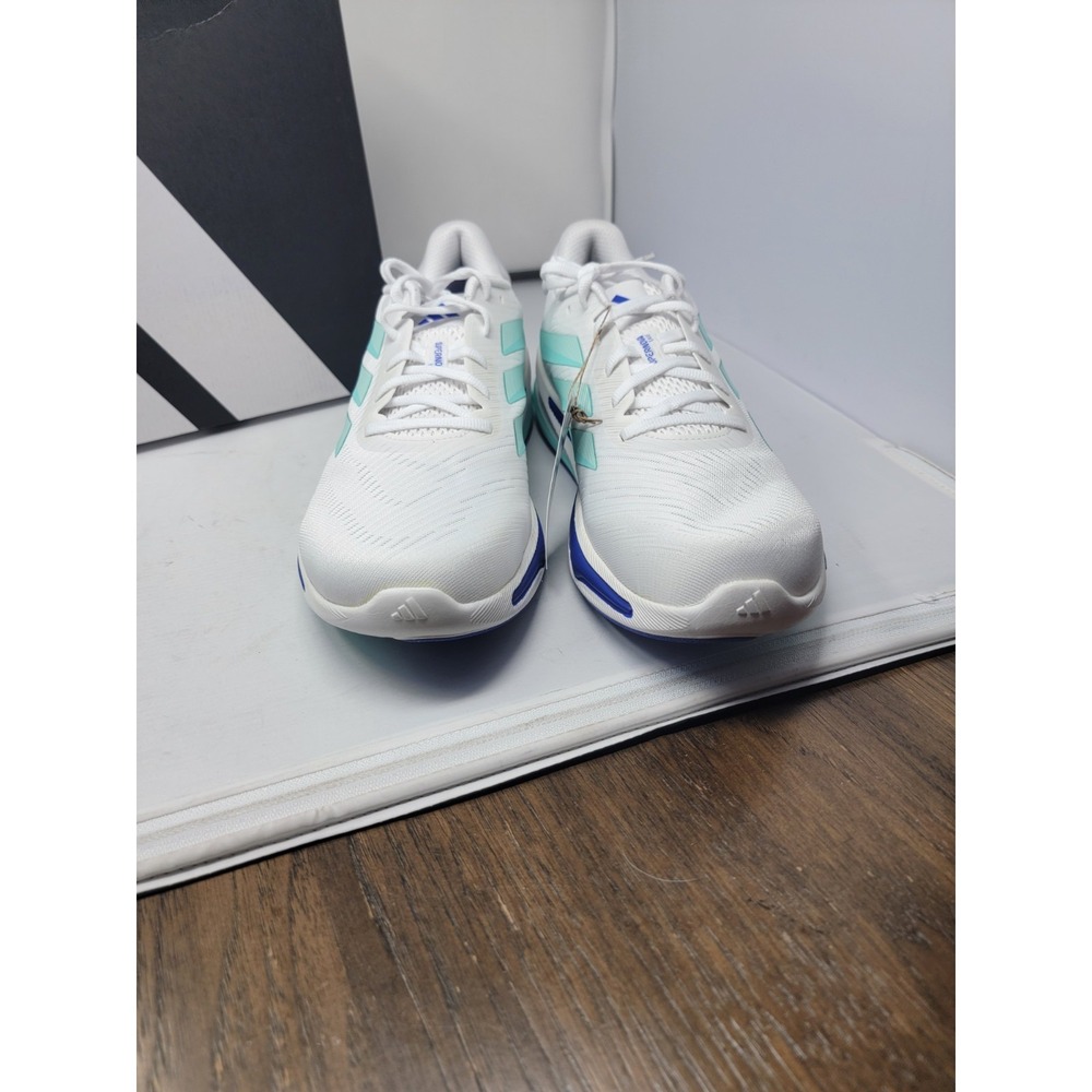 adidas SUPERNOVA RISE RUNNING IF3015 Cloud White /flash aqua Liquid Blue 11.5New - Picture 6 of 7